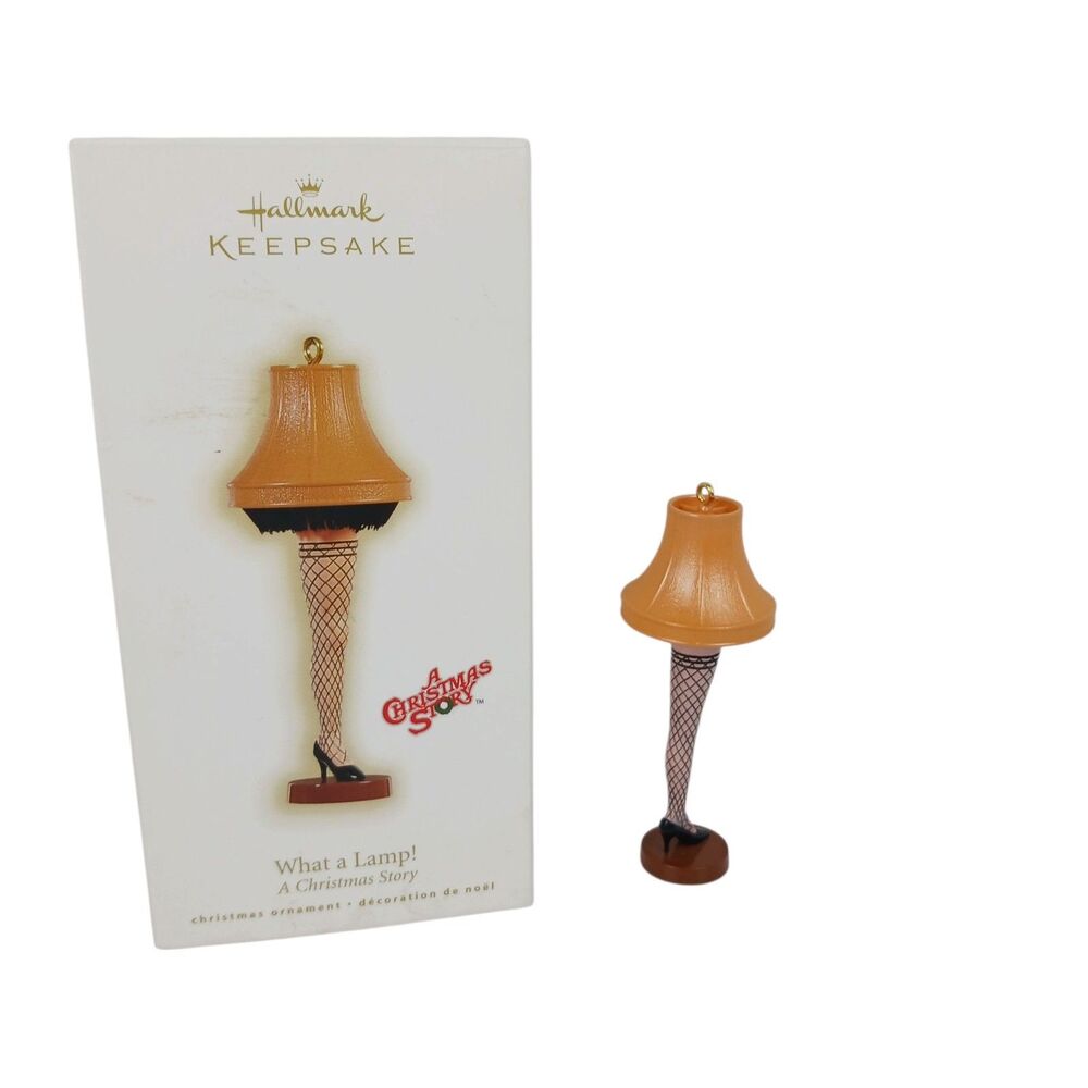 2009 Hallmark Keepsake A Christmas Story "What a Lamp!" 3.5 in Ornament In Box